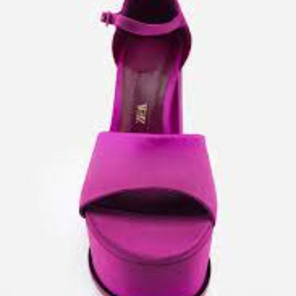 Zara Fuchsia Platform Heels - Picture 3 of 6